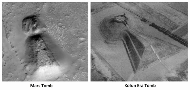 Vệ tinh NASA phát hiện kết cấu trên sao Hỏa giống y xì công trình cổ trên Trái Đất - Ảnh 2.