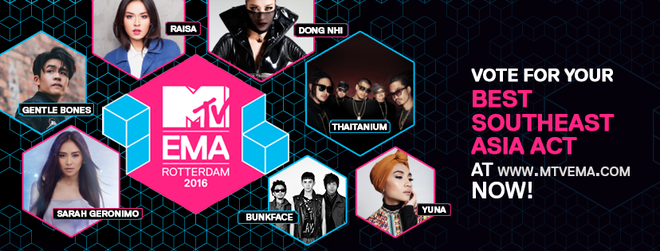 Khán giả ráo riết bình chọn cho Đông Nhi tại MTV EMA 2016 - Ảnh 1.