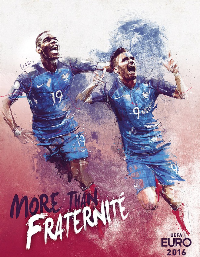 Ấn tượng poster và slogan của 24 đội dự EURO 2016 - Ảnh 1.