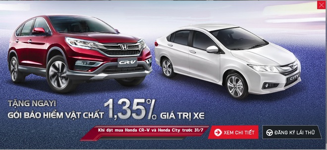 Tri ân đặc biệt khi mua Honda CR-V và Honda City - Ảnh 3.