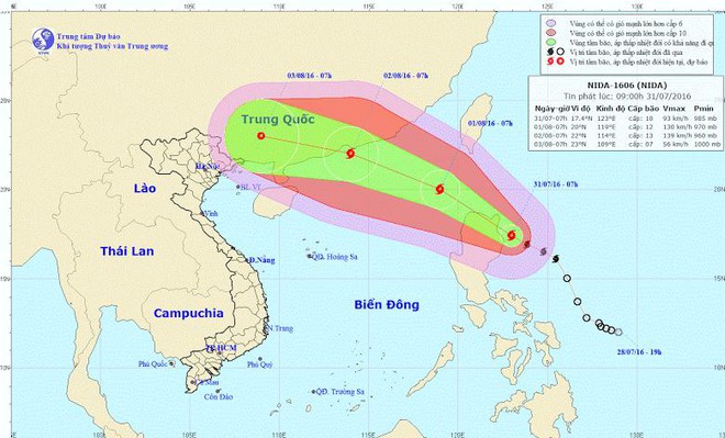 Đêm nay, bão số 2 càn quét phía bắc Biển Đông - Ảnh 1.