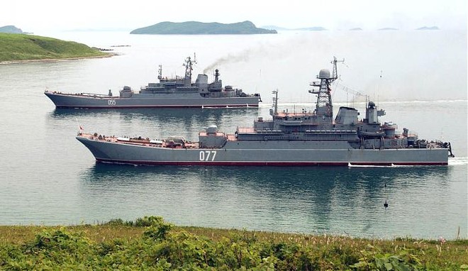 Tập trận với TQ, Nga điều chiến hạm chống ngầm tới Biển Đông - Ảnh 1.