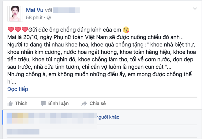 Choáng với yêu sách ngày 20/10 của bà mẹ 2 con xinh đẹp - Ảnh 1.