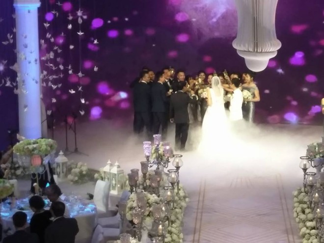 Đám cưới hoành tráng và xa xỉ bậc nhất Hà Thành của MC Mai Ngọc - Ảnh 14.