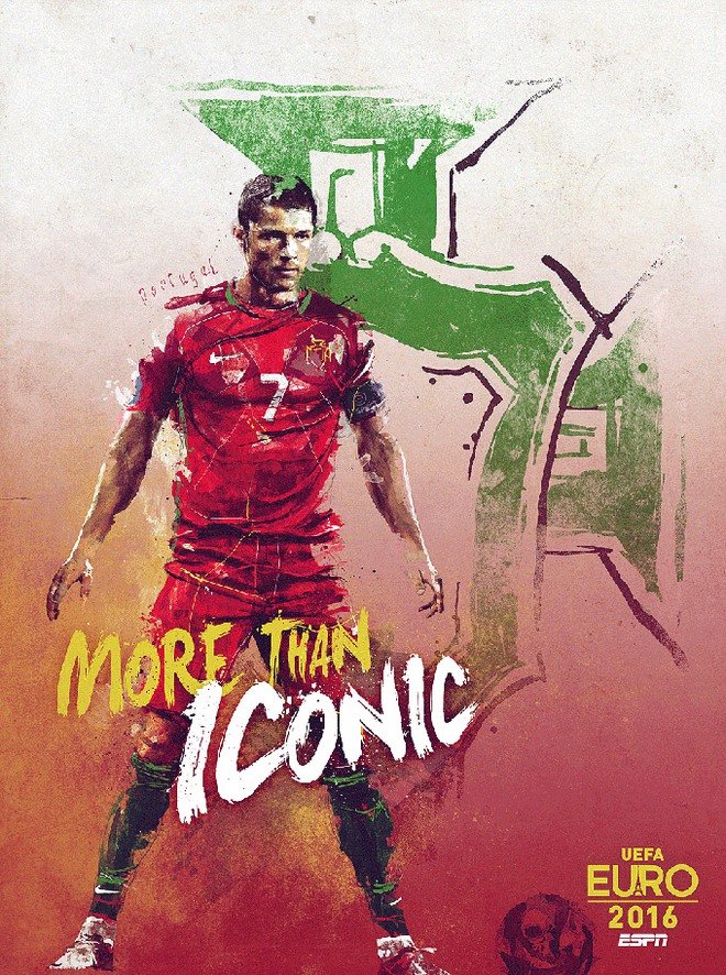 Ấn tượng poster và slogan của 24 đội dự EURO 2016 - Ảnh 15.