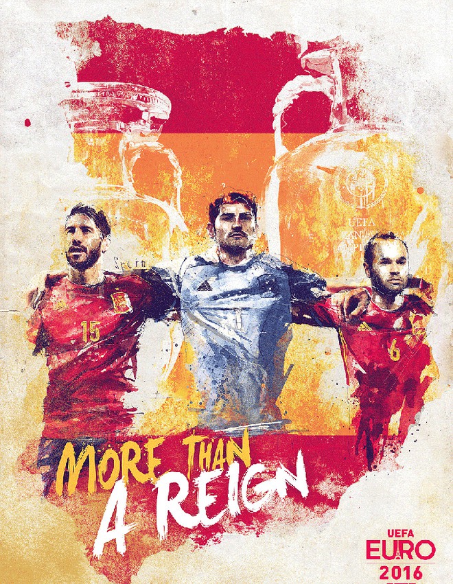 Ấn tượng poster và slogan của 24 đội dự EURO 2016 - Ảnh 19.