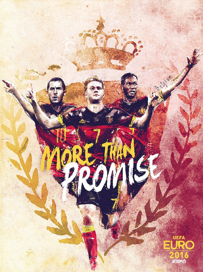 Ấn tượng poster và slogan của 24 đội dự EURO 2016 - Ảnh 4.