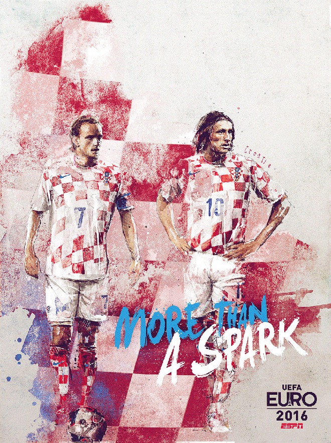 Ấn tượng poster và slogan của 24 đội dự EURO 2016 - Ảnh 5.