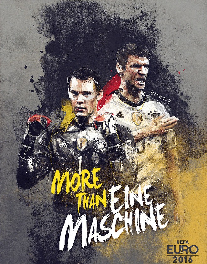 Ấn tượng poster và slogan của 24 đội dự EURO 2016 - Ảnh 8.