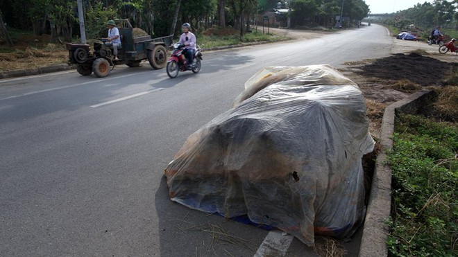 Đại lộ hiện đại nhất Việt Nam thành sân phơi - Ảnh 8.