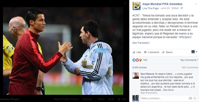 Tiết lộ gây sốc về hành động nghĩa hiệp của Ronaldo với Messi - Ảnh 1.
