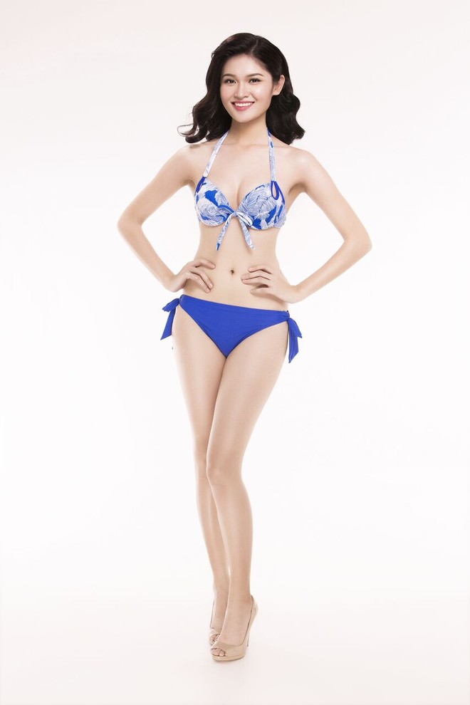 Các thí sinh đẹp nhất Hoa hậu VN nóng bỏng bikini - Ảnh 14.