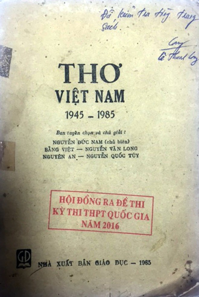 Tranh cãi về câu thơ trong đề thi: Em gái cố nhà thơ lên tiếng - Ảnh 1.