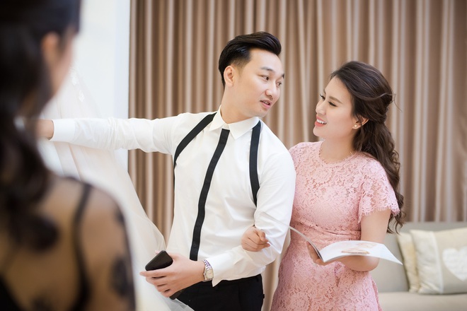 Nhan sắc lộng lẫy của vợ MC Thành Trung khi diện váy cưới - Ảnh 4.