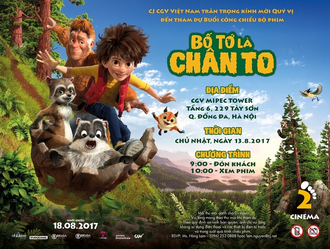 Tặng vé xem phim The Son Of Bigfoot - Bố Tớ Là Chân To - Ảnh 1.