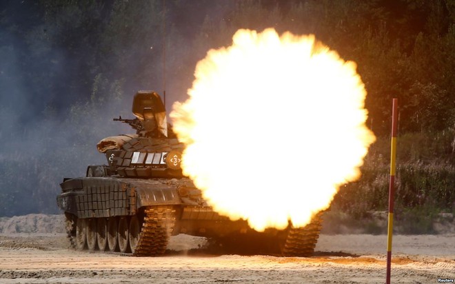 24h qua ảnh: Xe tăng Nga khai hỏa tại cuộc thi quân sự quốc tế - Ảnh 4.