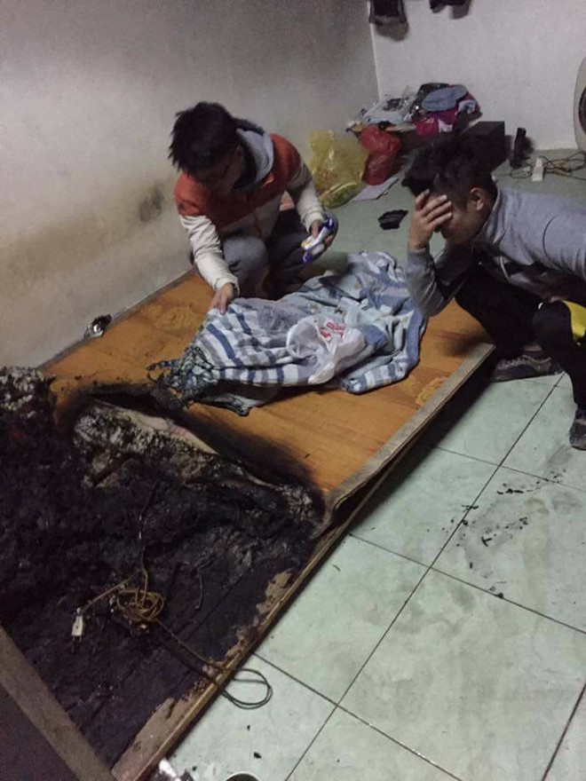Nhóm nam sinh bị cháy phòng trọ do chập điện khiến dân mạng vừa thương vừa hoang mang - Ảnh 4.