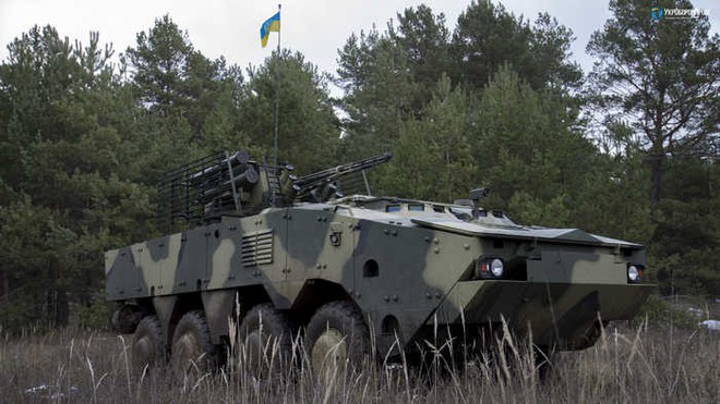Ukraine khoe xe bọc thép BTR-4MV1 tiêu chuẩn NATO - Ảnh 5.