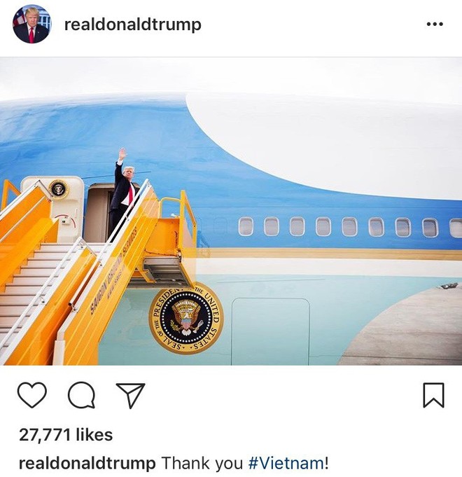 Vừa tới Philippines, tổng thống Trump cập nhật Twitter nói về ngày tuyệt vời ở Việt Nam - Ảnh 2.