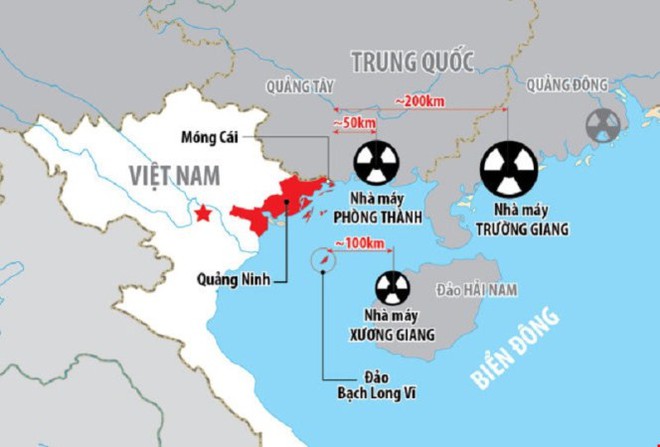3 nhà máy điện hạt nhân Trung Quốc nằm gần biên giới Việt Nam đi vào hoạt động - Ảnh 1.