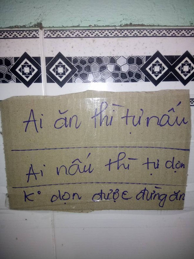 Bảng nội quy khắt khe đến mức khó tin của 3 nam sinh cùng phòng trọ - Ảnh 17.