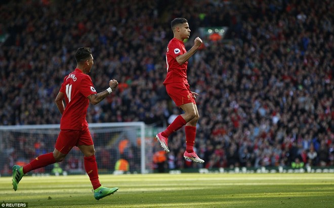 Dù Coutinho vẽ cầu vồng ở Anfield, Liverpool vẫn thơm thảo nhường top 4 cho Manchester - Ảnh 10.