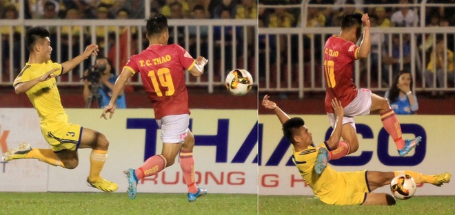 Chùm ảnh: SLNA lại biến V-League thành... Võ-League - Ảnh 5.