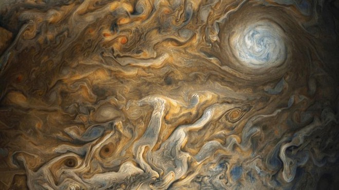 Những hình ảnh mới nhất của Sao Mộc Juno của NASA: Một hành tinh tuyệt đẹp và ma quái - Ảnh 3.