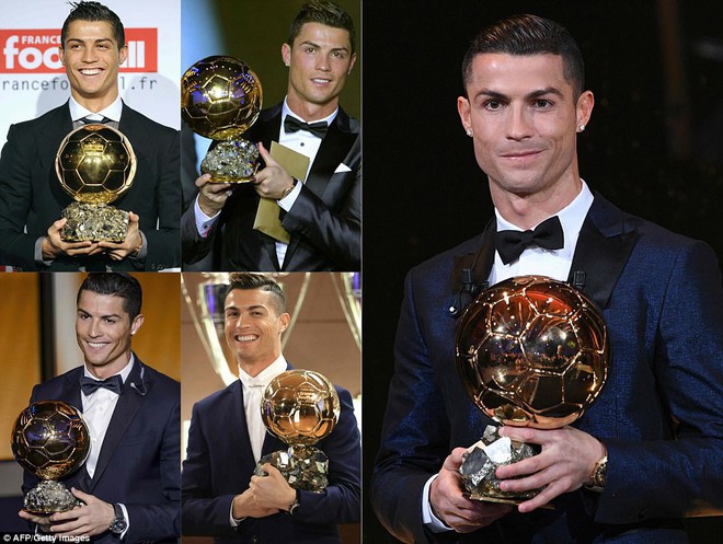 Ronaldo lần thứ 5 giành Quả bóng vàng, san bằng kỷ lục với Messi - Ảnh 6.