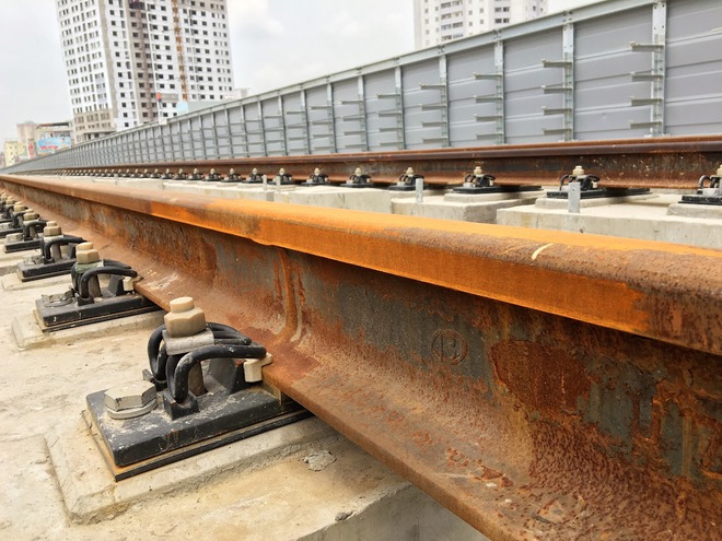 Cận cảnh những vết nứt tại dự án đường sắt trên cao Cát Linh - Hà Đông - Ảnh 6.