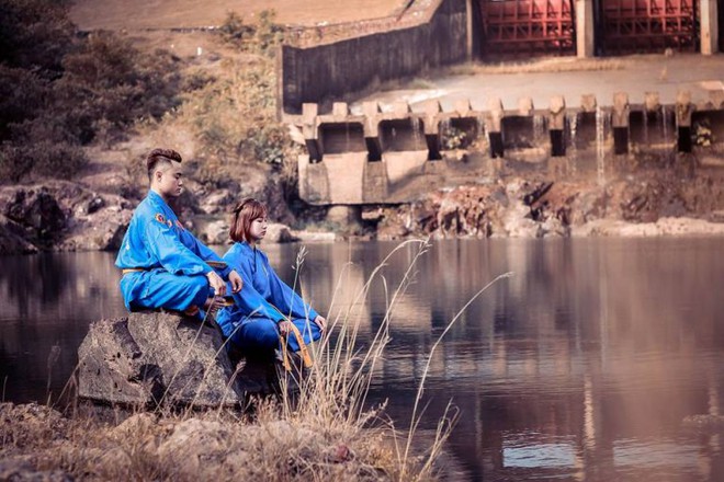 Bộ đôi HLV vovinam thực hiện bộ ảnh cưới độc đáo, chờ ngày hai ta về một nhà - Ảnh 15.