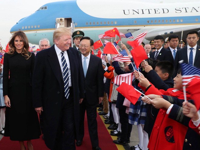 Trung Quốc đón TT Trump bằng nghi thức biệt lệ chưa từng có kể từ ngày lập quốc - Ảnh 1.