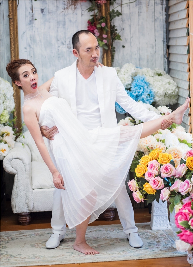 Ảnh cưới 6 năm trước của hoa hậu hài Thu Trang và Tiến Luật - Ảnh 14.