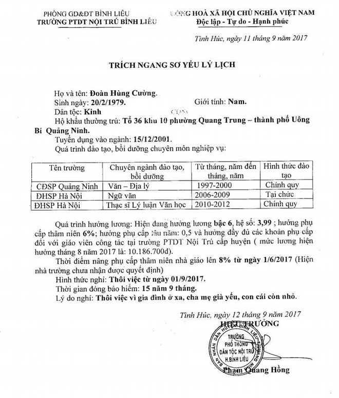 Thầy giáo xin ra khỏi biên chế, Trưởng phòng Giáo dục nói lương hơn 10 triệu đâu phải thấp - Ảnh 1.