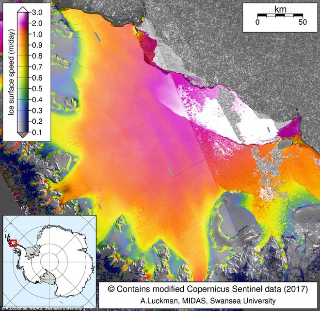 Băng Nam Cực không ngừng nứt gãy, giới khoa học đứng ngồi không yên - Ảnh 2.