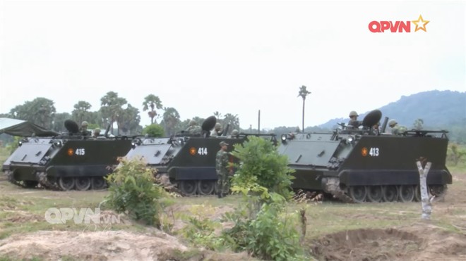 Việt Nam tích hợp cối 100 mm cho thiết giáp M113, đưa pháo cao xạ lên xe bánh xích M548 - Ảnh 1.