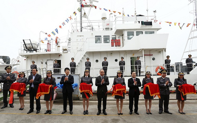 Hình ảnh tàu kiểm ngư hiện đại Nhật Bản vừa trao tặng Việt Nam - Ảnh 4.