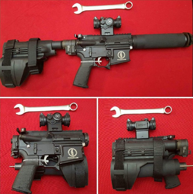 Súng carbine AR-15 có thể tháo lắp trong vài giây, xếp gọn vừa túi nhờ dùng phụ kiện này - Ảnh 4.