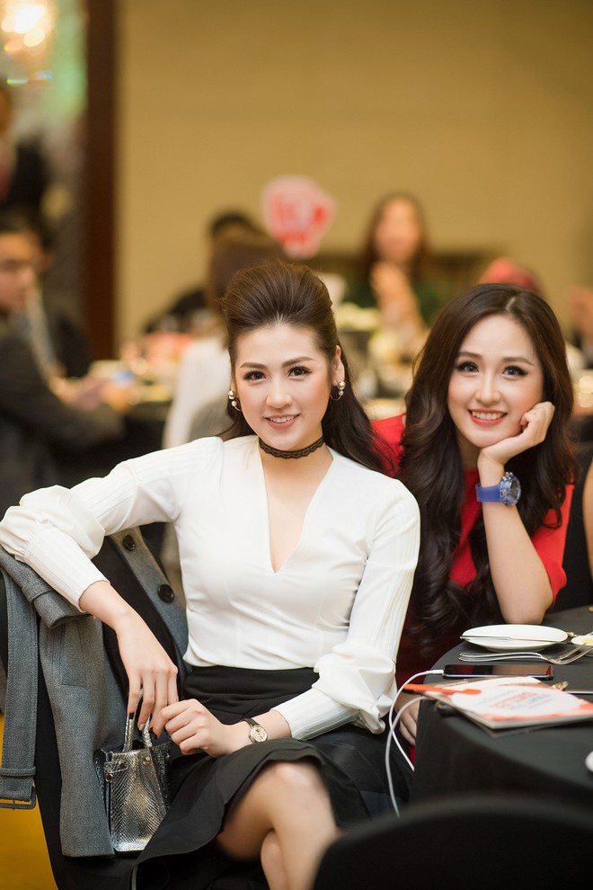 Nhan sắc nổi bật của Á hậu Tú Anh và Hoa hậu Mai Phương Thúy tại sự kiện - Ảnh 1.