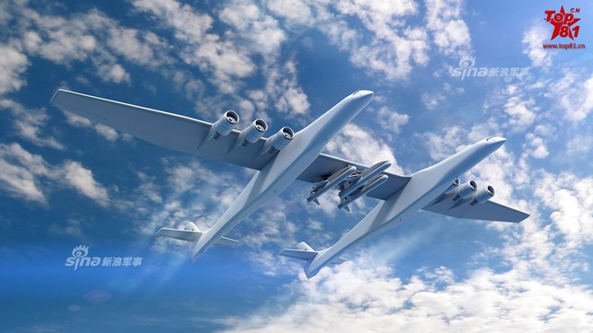 Lộ diện siêu máy bay hai thân khổng lồ đầy bí ẩn của Mỹ - Ảnh 6.