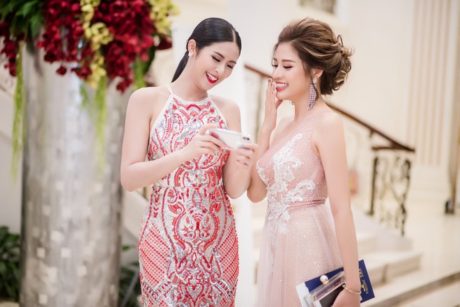 Phan Hoàng Thu đọ sắc Hoa hậu Ngọc Hân tại sự kiện - Ảnh 6.