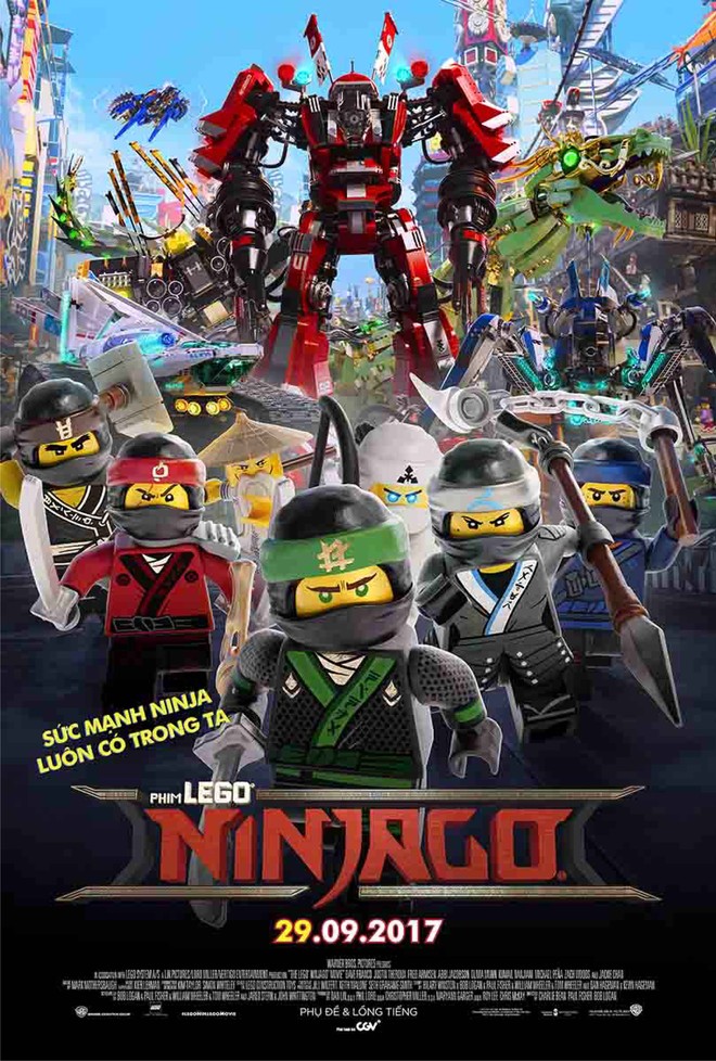 Tặng vé xem phim Lego Ninjago, phim hoạt hình do Thành Long lồng tiếng - Ảnh 1.