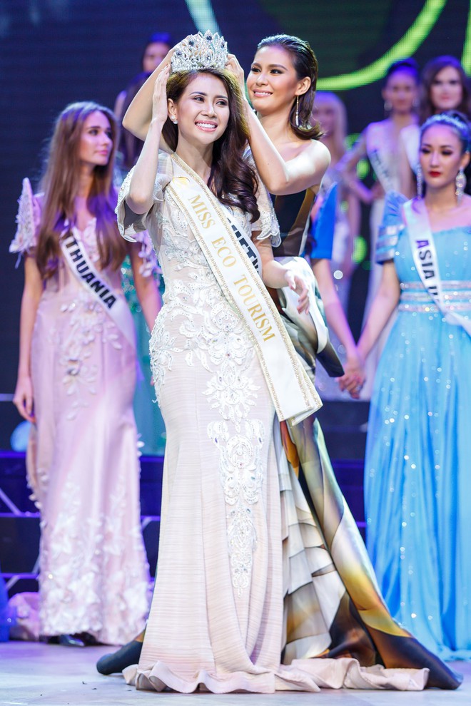 Á khôi Liên Phương đăng quang Miss Eco Tourism 2017 - Ảnh 1.