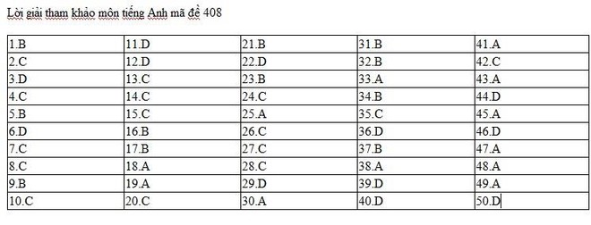 Đề thi, lời giải tham khảo môn Tiếng Anh THPT quốc gia 2017 - Ảnh 8.