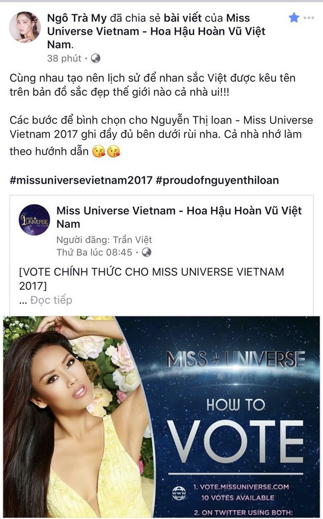 Mỹ nhân Việt gửi lời chúc đến Nguyễn Thị Loan trước chung kết Miss Universe - Ảnh 3.