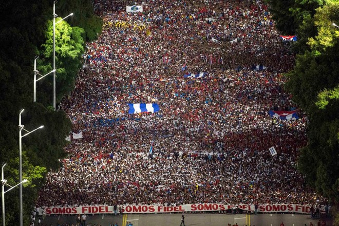 Hình ảnh cuộc diễu hành quy mô lớn ở Cuba - Ảnh 10.