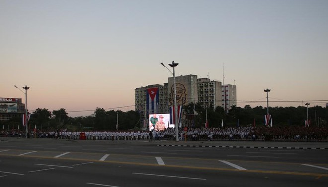 Hình ảnh cuộc diễu hành quy mô lớn ở Cuba - Ảnh 11.