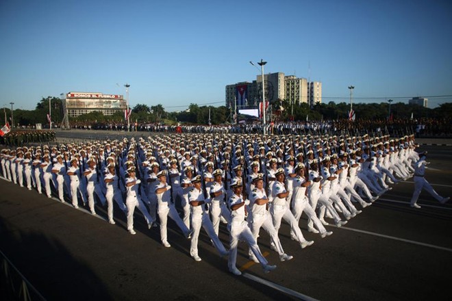 Hình ảnh cuộc diễu hành quy mô lớn ở Cuba - Ảnh 12.
