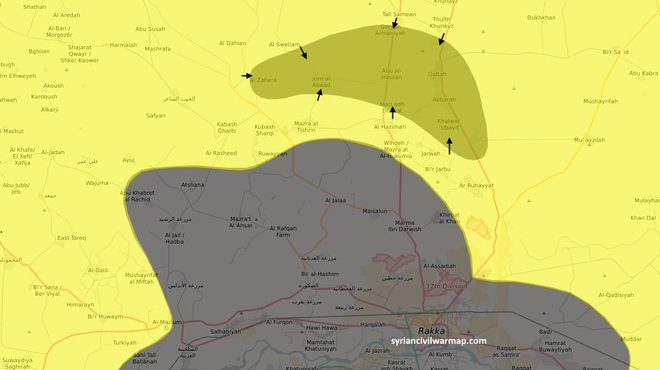 Chiến sự Syria: SDF đánh bật phiến quân, chiếm hàng chục làng gần thủ đô IS - Ảnh 1.