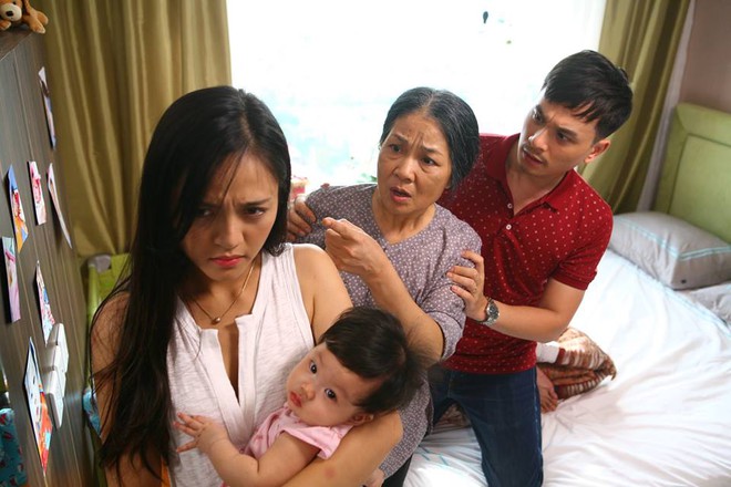 Diễn viên Thu Quỳnh sợ hãi khi diễn cảnh bóp cổ mẹ chồng - Ảnh 3.